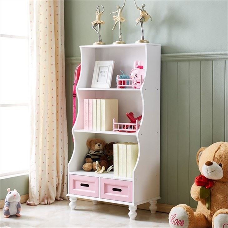 2  drawers Three layer kids bookshelf (5)